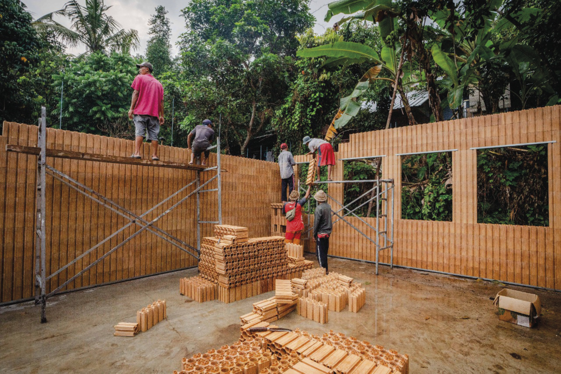 Building hope out of recycled plastic