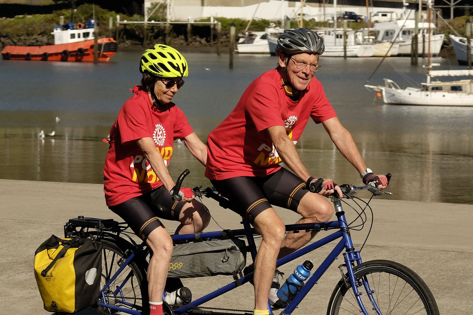 Pedal power drives passion for polio fundraising across the Nullarbor